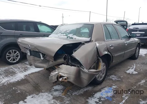 2003 Mercury Grand Marquis Ls из США, поврежденный, VIN 2MEFM75W33X688018